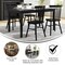 Flash Furniture Rectangle 36" W, 72" L, Rubberwood (Parawood), Black Matte KER-T-217EX-BLK-72-GG - alternate 6